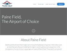 Tablet Screenshot of flypainefield.com